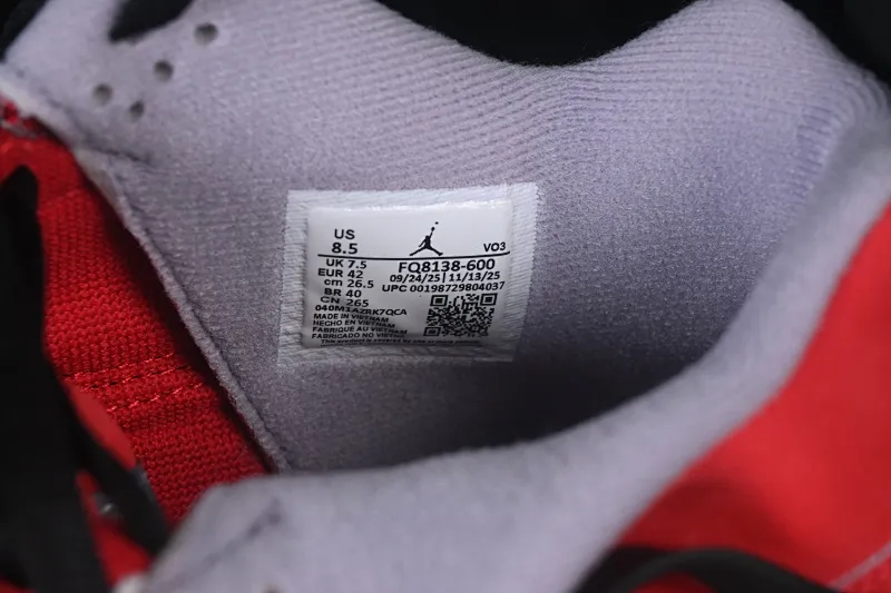 All categories Air Jordan Jordan series basketball shoes Air Jordan 4 OG version Air Jordan 4 "Toro" AJ4 Joe 4 Big Red Bull replica basketball shoes FQ8138-600